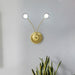 Modern Elegance Meets Warm Illumination: The Gold Led Wall Light (Set Of 2)