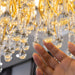 Modern Luxury Crystal Chandeliers - Maison Margiela Water Drop Pendant Light Perfect For Living