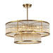 Luxurious Plate Gold Led E14 Chandelier - Elevate Your Living Room With Pendant Lighting Chandelier