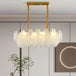 Luxurious Nordic Led Chandeliers - Gold Art Decor Feather Design Ideal For Living Rooms Dining