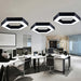 Adriana Simplicity Meets Energy Efficiency: The Honeycomb Flush Mount Led Light Pendant Lighting