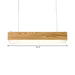 Laila Modern Wood Pendant Light: Warm Elegance For Your Dining Room