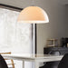 Astrid’s Nordic Dome Pendant Light (Red/Black/White) White Lighting