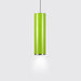 Olivia’s Modern Cylinder Pendant - Adjustable Hanging Light In Blue Or Green / 11’ White