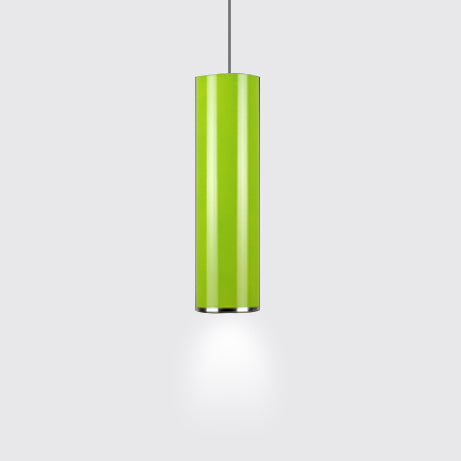 Olivia’s Modern Cylinder Pendant - Adjustable Hanging Light In Blue Or Green / 11 White