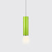 Olivia’s Modern Cylinder Pendant - Adjustable Hanging Light In Blue Or Green / 11’ Warm