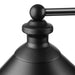 Jackson - Industrial Double Conic Semi - Flush Mount Ceiling Light (2 - Light Black)