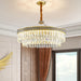 Modern Elegance With Sparkling Crystals: Led Chandelier Clear / 18’