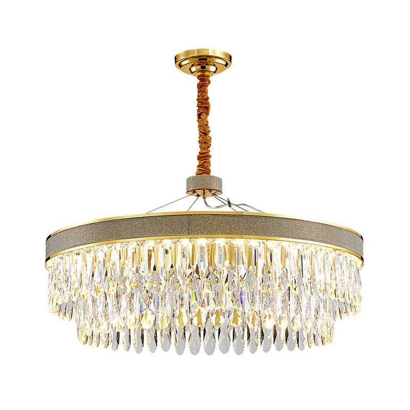 Modern Elegance With Sparkling Crystals: Led Chandelier