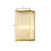 Nevaeh Modern Crystal Cuboid Wall Sconce: Light Up Your Space With Grace