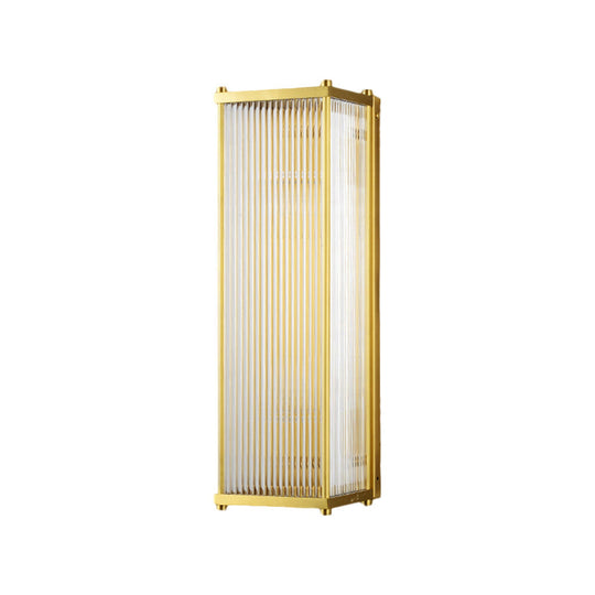 Nevaeh Modern Crystal Cuboid Wall Sconce: Light Up Your Space With Grace