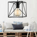 Emersyn Your Space With Exposed Beauty: The Wire Frame Semi - Flush Ceiling Light