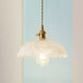 Isabella’s Modern Brass Pendant: Etched Glass Meets Vintage Charm