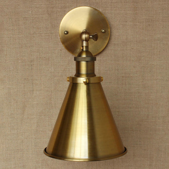 Captivate Your Living Room With Industrial Flair: The Conical Wall Mount Light Wall Light