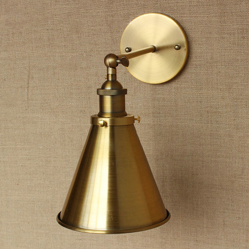 Captivate Your Living Room With Industrial Flair: The Conical Wall Mount Light Wall Light