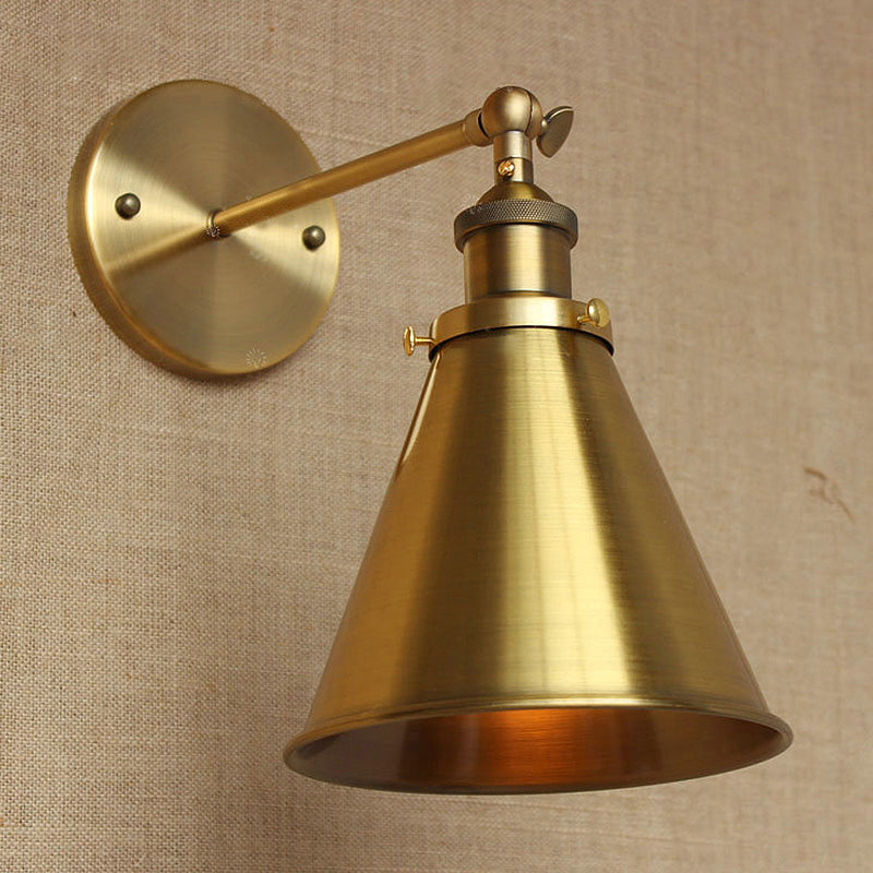 Captivate Your Living Room With Industrial Flair: The Conical Wall Mount Light Wall Light