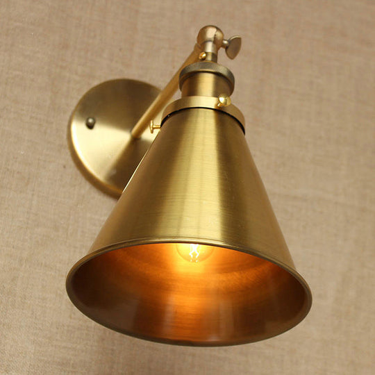 Captivate Your Living Room With Industrial Flair: The Conical Wall Mount Light Wall Light