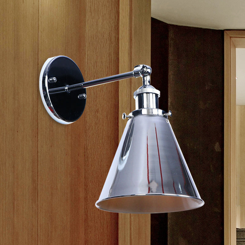 Captivate Your Living Room With Industrial Flair: The Conical Wall Mount Light Wall Light