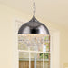 Harlow - Glamorous Industrial Pendant Light With Crystal Accents (1 - Light)