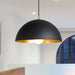 Veronica - A Captivating Black Pendant Lamp With A Checkered Twist Lighting