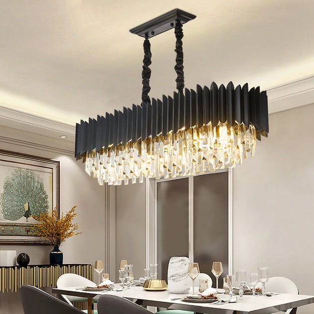 Cascading Elegance: A Modern Statement Piece For Your Home 6 / Black Pendant Lighting