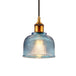 Sadie Modern Glass Pendant - Grid Design In Striking Colors