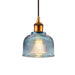 Sadie Modern Glass Pendant - Grid Design In Striking Colors