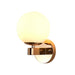 Illuminate Your Space With Timeless Style: The Industrial Wall Sconce Opal Glass Gold