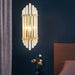 Thea’s Modern Gold Arched Crystal Wall Sconce: Light Up Your Walls In Style