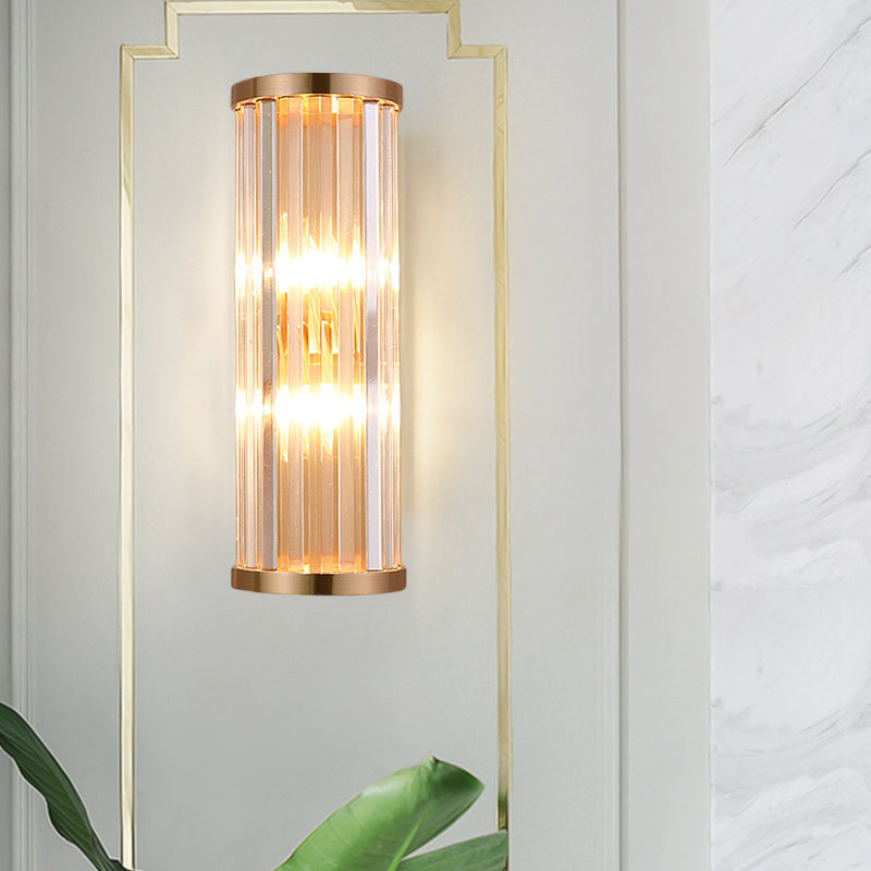 Modern Elegance Meets Warmth: Minimalist Crystal Wall Sconce