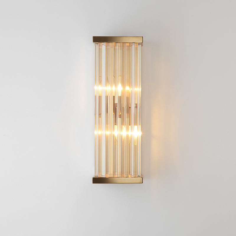 Modern Elegance Meets Warmth: Minimalist Crystal Wall Sconce