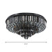 Sparkling Elegance: Modern Led Flushmount With Crystal Prisms