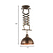 Enhance Your Clothing Store With Industrial Charm: The Bronze Bowl Drop Lamp Extendable Arm