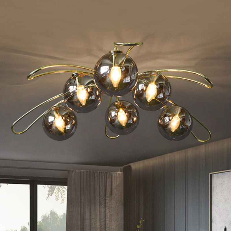 Introducing The Clara Collection: Modern Chandeliers With A Mid - Century Touch Smoke Gray