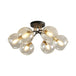 Kate Opulent Glow - 6 - Light Semi - Flush Mount Ceiling Light