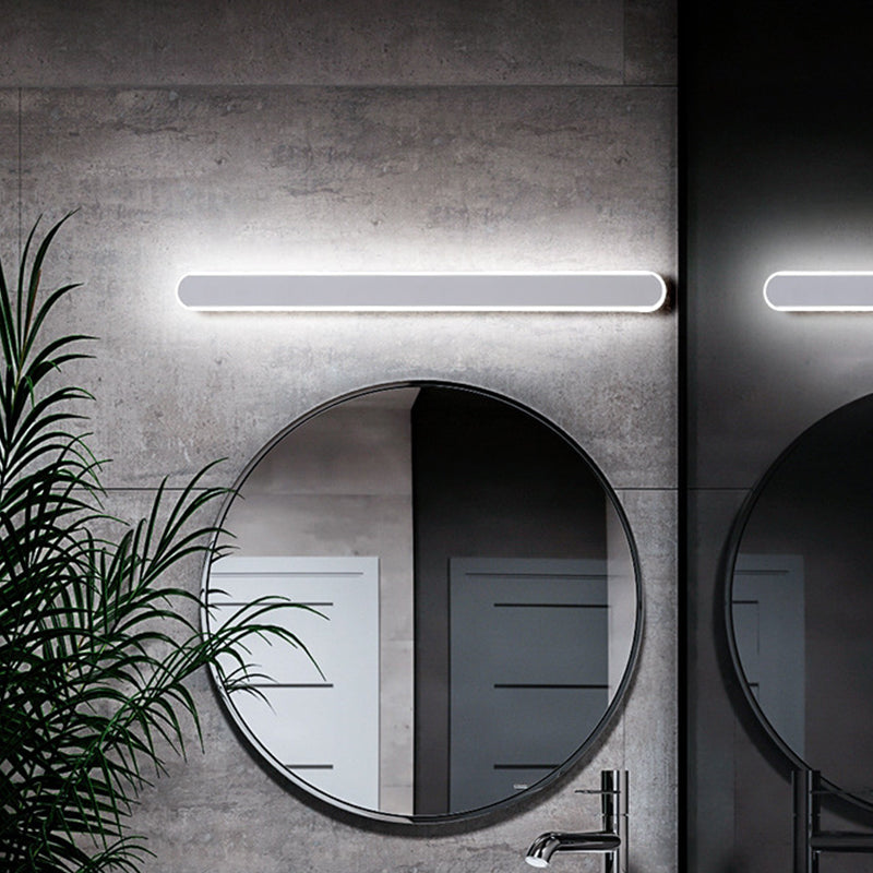 Modern Elegance Meets Warmth: Oblong Led Vanity Mirror Light