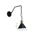 Evangeline - Vintage Industrial Wall Sconce With Black Metal Shade