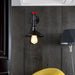 Conrad’s Industrial Sconce: Focused Light & Vintage Charm Black / B