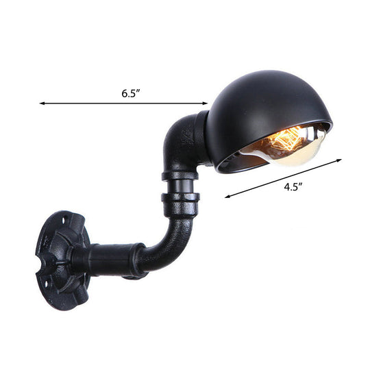 Aria Industrial Chic Sconce: Vintage Charm With Modern Versatility Wall Light