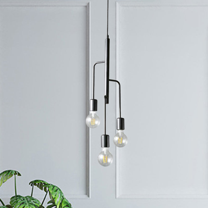 Illuminate Your Space With Timeless Style: The Industrial 3 - Light Chandelier