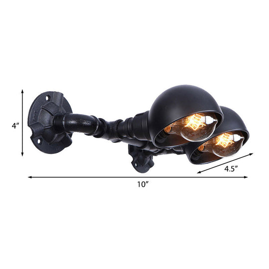 Embrace Industrial Charm: The Vintage Bowl Shade Wall Sconce