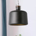 Carter - Industrial Bucket Pendant Light (Black/White 1 - Light)