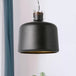 Carter - Industrial Bucket Pendant Light (Black/White 1 - Light)