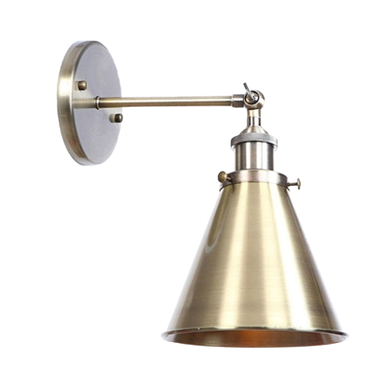 Captivate Your Living Room With Industrial Flair: The Conical Wall Mount Light Wall Light