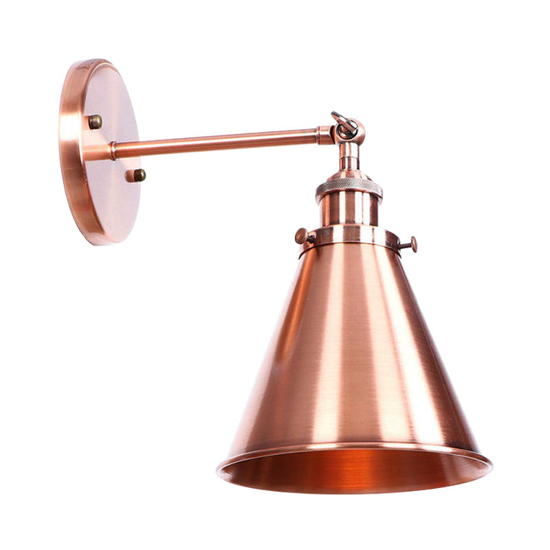 Captivate Your Living Room With Industrial Flair: The Conical Wall Mount Light Wall Light