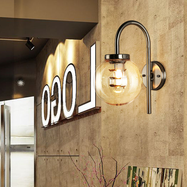 Autumn Industrial Wall Sconce: Vintage Charm Meets Modern Functionality Stainless - Steel Wall Lamp