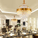 Alessandra Gold Cascade: Crystal Elegance For Your Dining Room / 17’ Chandelier