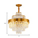 Alessandra Gold Cascade: Crystal Elegance For Your Dining Room Chandelier