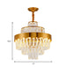 Alessandra Gold Cascade: Crystal Elegance For Your Dining Room Chandelier