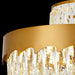 Alessandra Gold Cascade: Crystal Elegance For Your Dining Room Chandelier